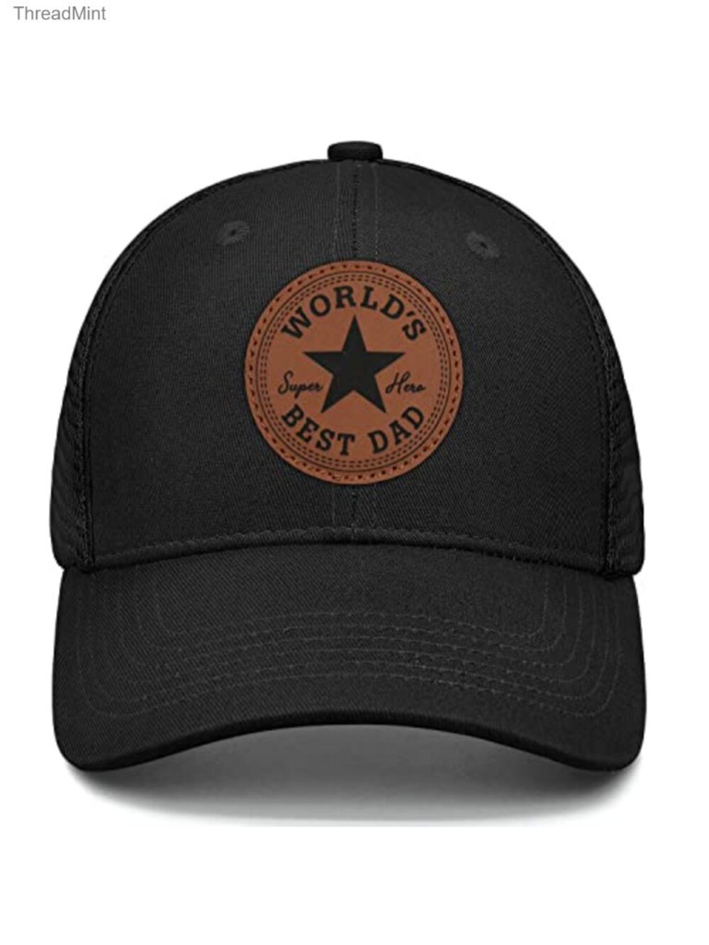 Men's Cotton Baseball Dad Hat Adjustable Buckle Back Graphic Cap
